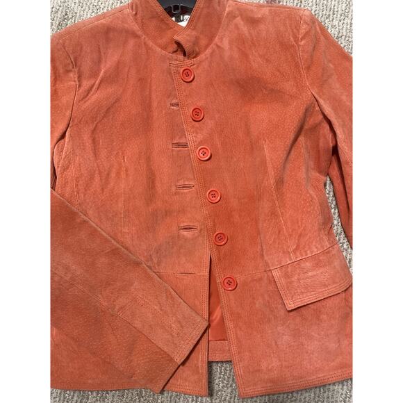 Chadwick’s genuine leather jacket women’s size 8 salmon pink vintage - Picture 4 of 4